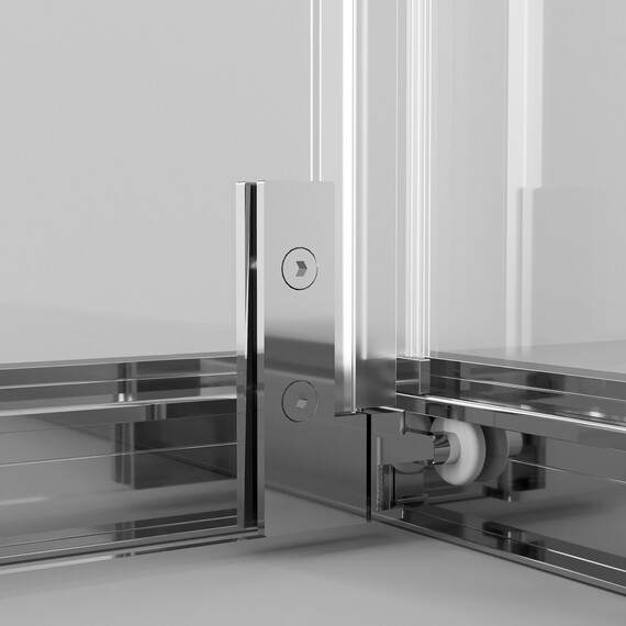 Душевое ограждение Niagara Nova 100x100 см NG-6635-34, хром/прозрачное фото 11