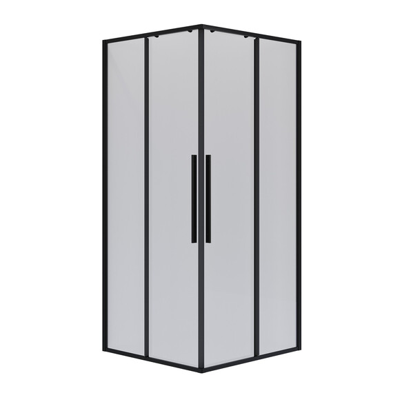 Душевое ограждение Niagara Nova 90x90 см NG-6823-34BLACK, чёрный/прозрачное фото 