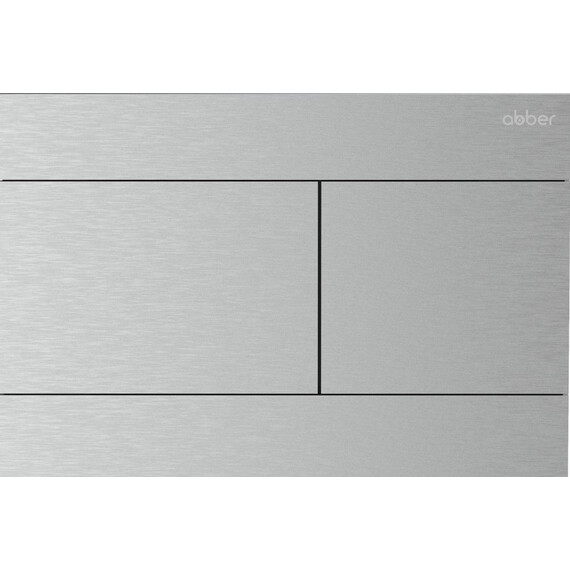 Кнопка смыва Abber AC0127MCH, хром матовый фото 
