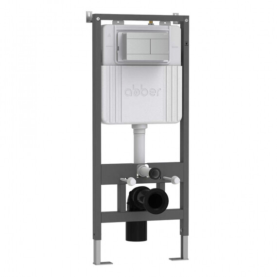 Кнопка смыва Abber AC0127MCH, хром матовый фото 4