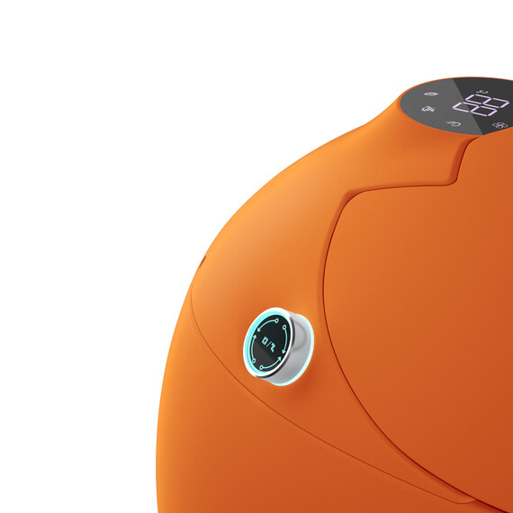 Унитаз-биде приставной электронный с импульсным смывом Abber Bequem AC1131SOR с крышкой микролифт, оранжевый фото 9
