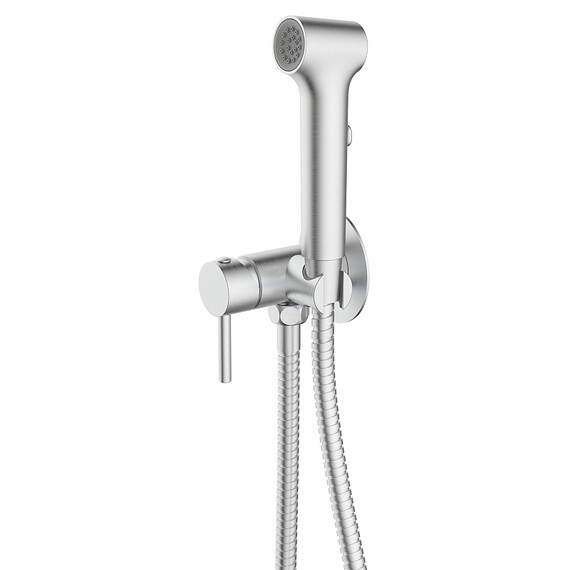 Гигиенический душ Azario Nyons AZ-KFX02BN (со скрытой частью) сатин фото 