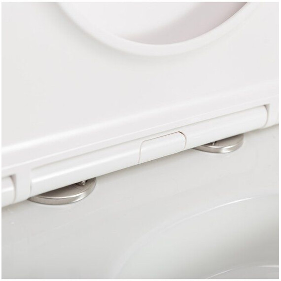 Унитаз-компакт безободковый BelBagno Acqua-tor BB2801CP-TOR/SC с тонкой крышкой микролифт (Система смыва торнадо) фото 12