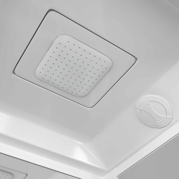 Гидробокс Grossman Alba 90x90 см GR121R (безсиликоновая сборка)  белый/прозрачное фото 9