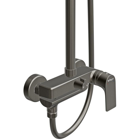 Душевая стойка BelBagno MARINO-VSCM-GM, оружейная сталь фото 7