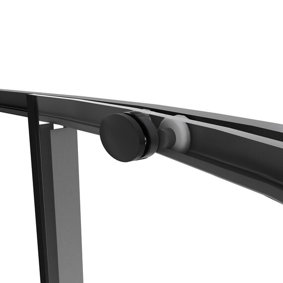 Душевое ограждение Niagara Nova 80x80 см NG-6825-34BLACK, чёрный/прозрачное фото 7