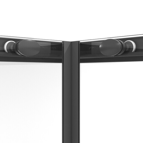 Душевое ограждение Niagara Nova 90x90 см NG-6829-34BLACK, чёрный/прозрачное фото 9