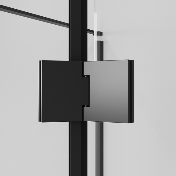 Душевое ограждение Niagara Nova 90x90 см NG-6831-34BLACK, чёрный/прозрачное фото 11