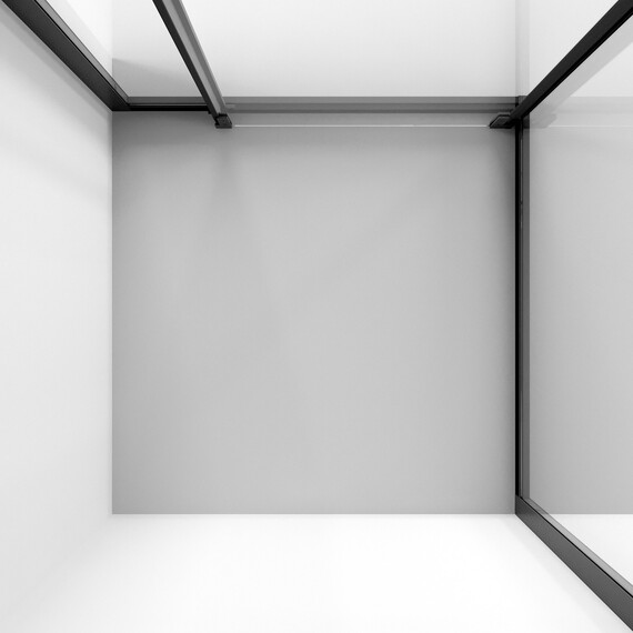 Душевое ограждение Niagara Nova 100x100 см NG-6835-34BLACK, чёрный/прозрачное фото 6