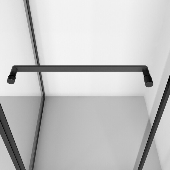 Душевое ограждение Niagara Nova 100x100 см NG-6835-34BLACK, чёрный/прозрачное фото 7