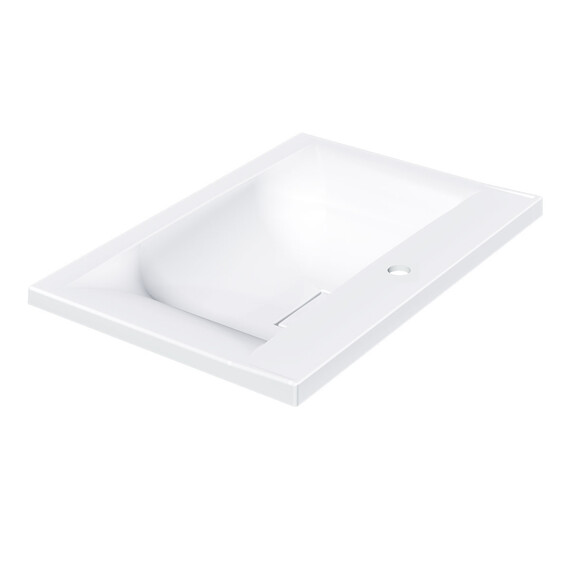 Тумба подвесная с раковиной Vincea Mia 60 см VMC-2MA600VO, дуб винтаж фото 7