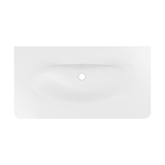 Тумба подвесная с раковиной Vincea Caprice 100 см VMC-4CA100MG, серый матовый фото 9