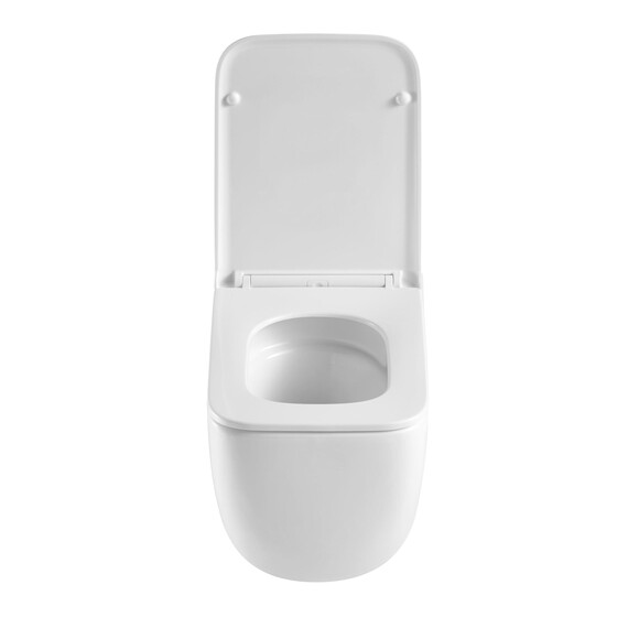 Унитаз подвесной безободковый Vincea Lina VT1-53T с ультратонкой крышкой микролифт (Система смыва торнадо) фото 4