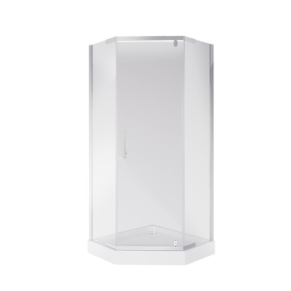 Душевое ограждение Niagara Eco 100x100 см _0101422D, хром/прозрачное фото 3