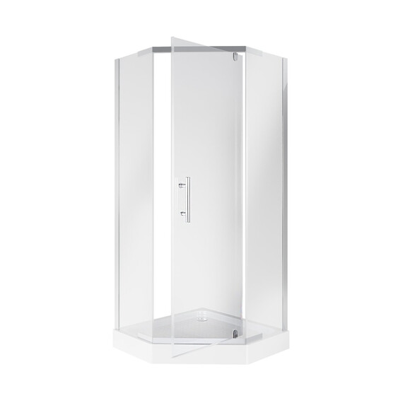 Душевое ограждение Niagara Eco 100x100 см _0101422D, хром/прозрачное фото 2