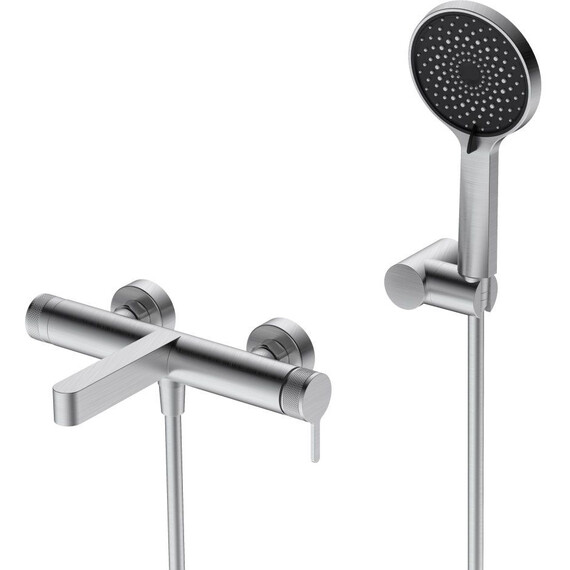 Смеситель для ванны BelBagno DEL2.0-VASM-IN, сатин фото 