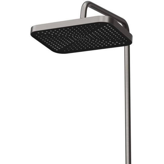 Душевая стойка BelBagno DUE-VSCM-GM, оружейная сталь фото 2