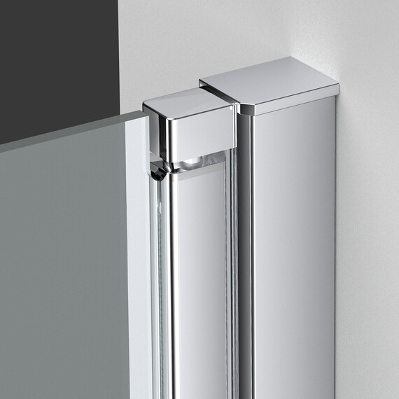 Душевая дверь Vincea Alpha 100 см VDP-3AL100MT, хром/текстурное фото 3