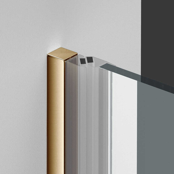 Душевая дверь Vincea Alpha 60 см VDP-3AL600CLG, золото/прозрачное фото 2