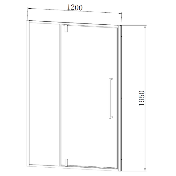 Душевая дверь Vincea Slim-N 120 см VDP-4SN120CL, хром/прозрачное фото 5