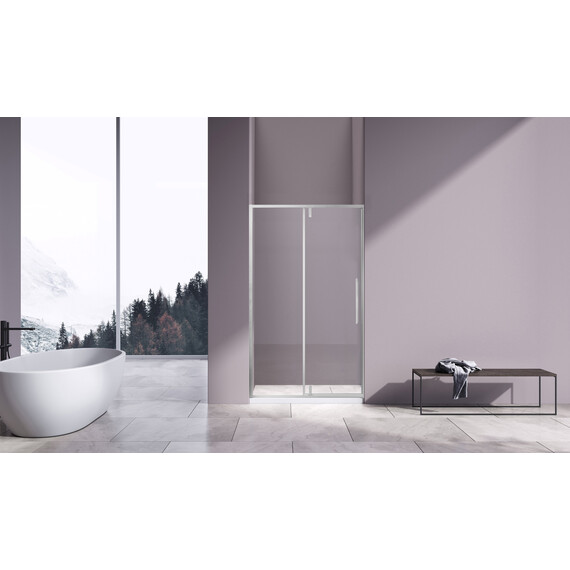 Душевая дверь Vincea Slim-N 120 см VDP-4SN120CL, хром/прозрачное фото 2