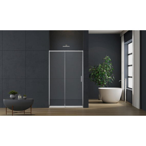 Душевая дверь Vincea Soft 2 110 см VDS-3SO2110CL, хром/прозрачное фото 6