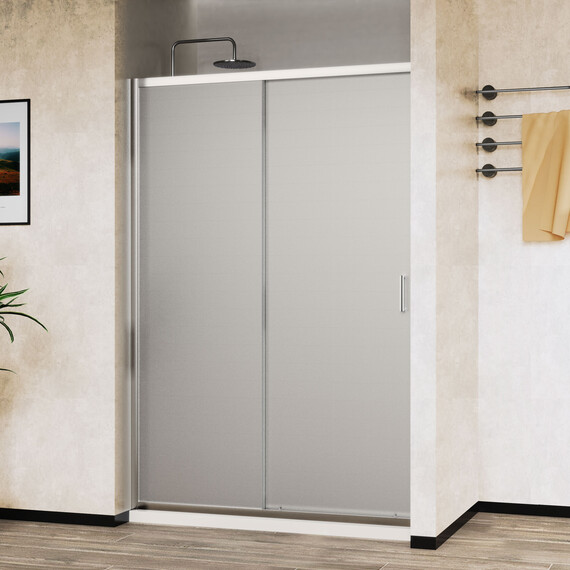 Душевая дверь Vincea City 150 см VDS-5CT150MT, хром/текстурное фото 3