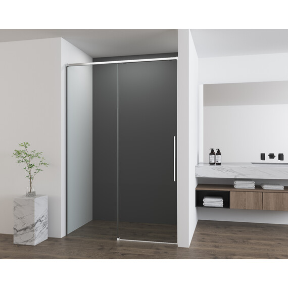 Душевая дверь Vincea Ultima 120 см VDS-7UL120CL (стекло 8 мм) хром/прозрачное фото 2