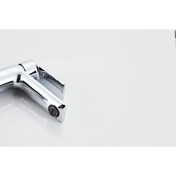 Душевой комплект Haiba: Душевая стойка HB24505 + смеситель для раковины HB10505, цвет хром фото 34