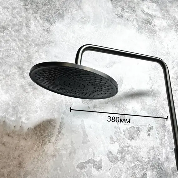 Душевая стойка Haiba HB24505-3, графит фото 8