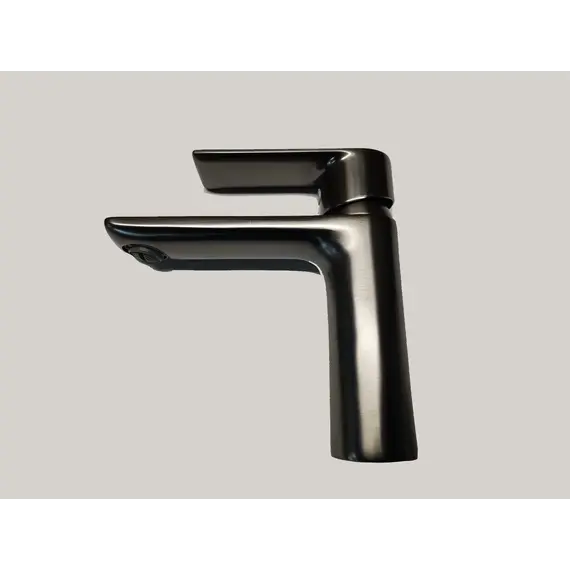 Душевой комплект Haiba: Душевая стойка HB24505-3 + смеситель для раковины HB10505-3, цвет графит фото 21