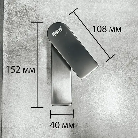 Душевой комплект Haiba: Душевая стойка HB24505-3 + смеситель для раковины HB10505-3, цвет графит фото 18