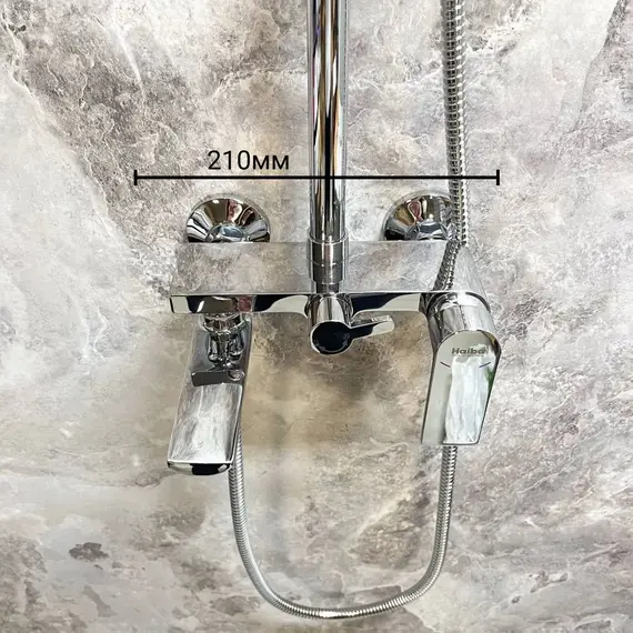 Душевая стойка с поворотным изливом Haiba HB24505 фото 3