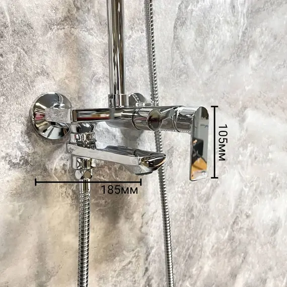 Душевая стойка с поворотным изливом Haiba HB24505 фото 4