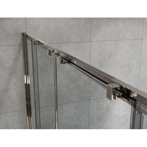 Душевое ограждение Vincea Garda 170x100 см VSR-1G21017CLG, золото/прозрачное фото 5