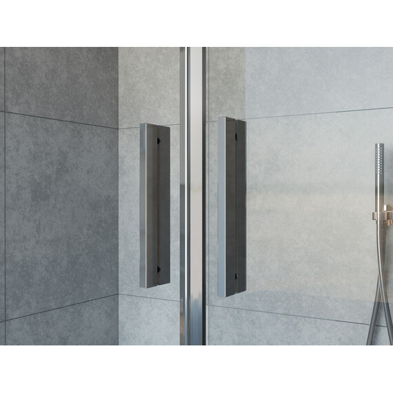 Душевое ограждение Vincea Garda 170x90 см VSR-1G29017CLG, золото/прозрачное фото 6