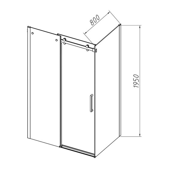 Душевое ограждение Vincea Como-N 160x80 см VSR-4CN8016CL (стекло 8 мм) хром/прозрачное фото 8