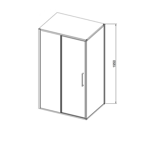 Душевое ограждение Vincea Slim 120x90 см VSR-4SLP9012CLG (стекло 8 мм) золото/прозрачное фото 6