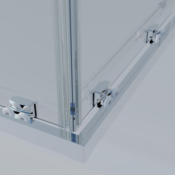 Душевое ограждение Vincea Rapid-N 90-100x90-100 см VSS-3RN1010E10CL, хром/прозрачное фото 4