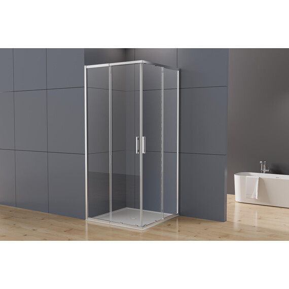 Душевое ограждение Vincea Rapid-N 70-80x70-80 см VSS-3RN8080E10CL, хром/прозрачное фото 2