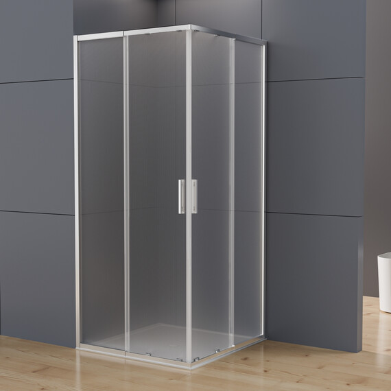 Душевое ограждение Vincea Rapid-N 70-80x80-90 см VSS-3RN8090E10MT, хром/текстурное фото 