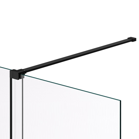 Душевая перегородка Vincea Walk-In 120 см VSW-1WSL120GSB (стекло 8 мм) чёрный/янтарь фото 7