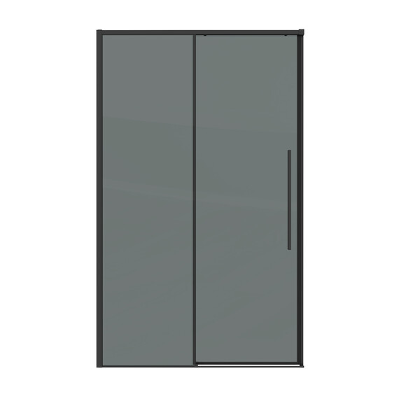 Душевая дверь Grossman  Galaxy 120 см 100.K33.01.120.21.10, чёрный/тонированное фото 