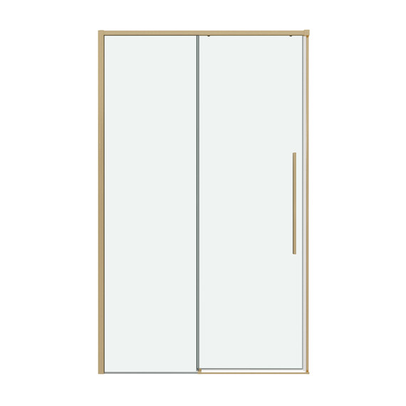 Душевая дверь Grossman  Galaxy 120 см 100.K33.01.120.32.00, золото/прозрачное фото 