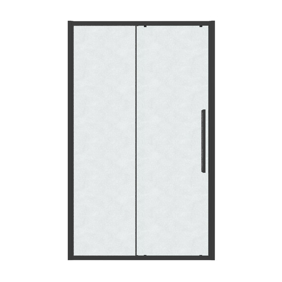 Душевая дверь Grossman  Cosmo 120 см 100.K33.02.120.21.02, чёрный/шиншилла фото 