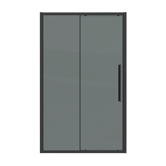 Душевая дверь Grossman  Cosmo 120 см 100.K33.02.120.21.10, чёрный/тонированное фото 