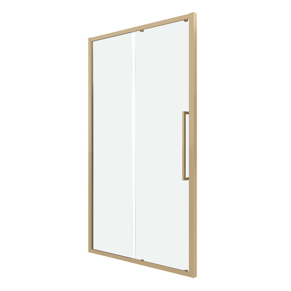 Душевая дверь Grossman  Cosmo 110 см 100.K33.02.110.32.00, золото/прозрачное фото 2