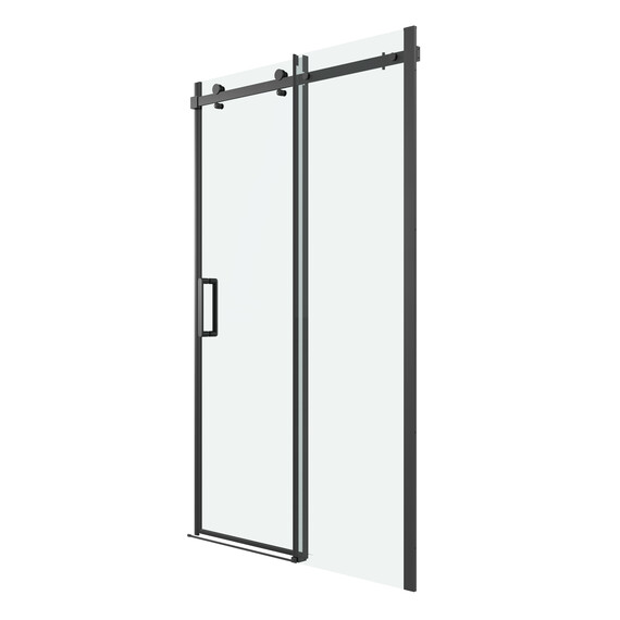 Душевая дверь Grossman  Classic 110 см 100.K33.04.110.21.00 (стекло 8 мм) чёрный/прозрачное фото 2