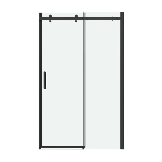 Душевая дверь Grossman  Classic 110 см 100.K33.04.110.21.00 (стекло 8 мм) чёрный/прозрачное фото 