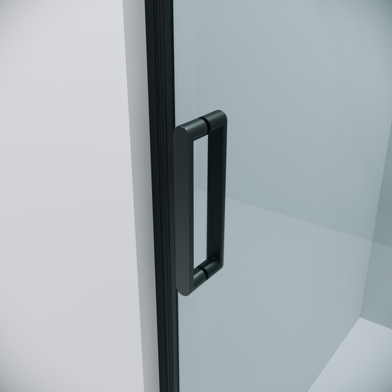 Душевая дверь Grossman  Classic 160 см 100.K33.04.160.21.00 (стекло 8 мм) чёрный/прозрачное фото 7